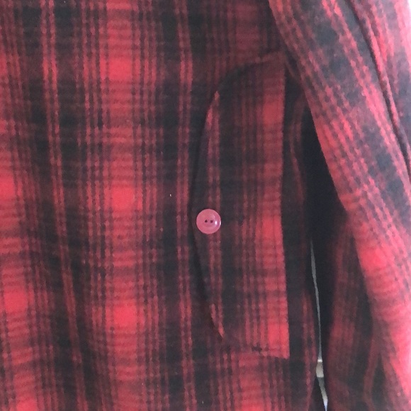 WOOLRICH JACKET RED AND BLACK PLAID WOOL JACKET LIKE NEW! PRISTINE MEN'S M - Picture 6 of 13